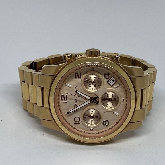 Michael Kors Runway MK5128 Womens Stainless Steel Analog Dial Quartz Watch MP207 main image 5